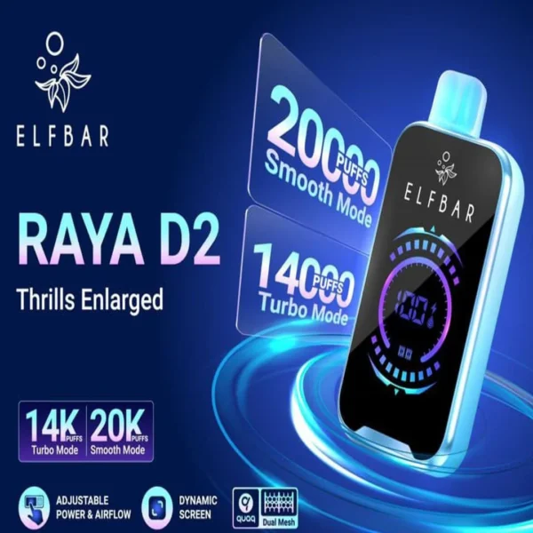 Elf Bar Raya D2 20000 Puffs