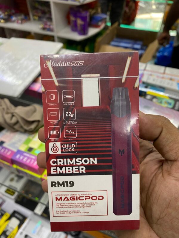 Aladdin Pro Crimson Ember Vape