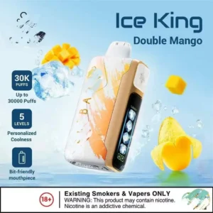 ELF BAR ICE KING DISPOSABLE VAPE 30000 PUFFS Double Mango Flavor