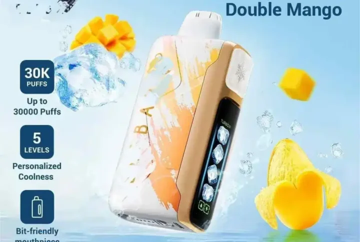 ELF BAR ICE KING DISPOSABLE VAPE 30000 PUFFS Double Mango Flavor