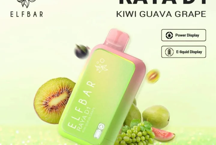 ELF BAR RAYA D1 13000 Puffs – Kiwi Guava Grape Disposable Vape