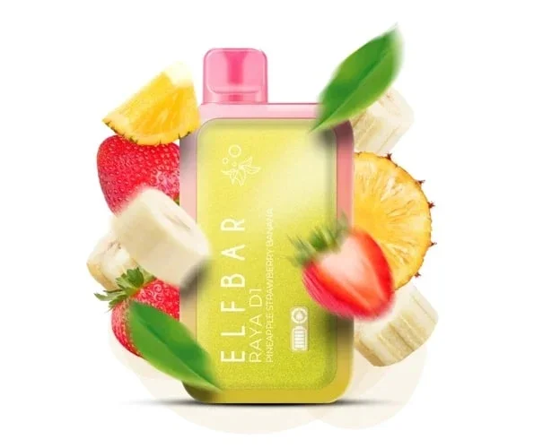 ELF BAR RAYA D1 13000 Puffs – Pineapple Strawberry Banana Disposable Vape
