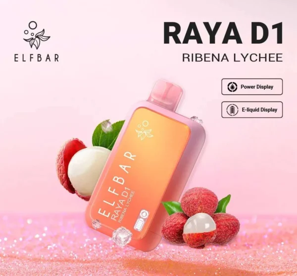 ELF BAR RAYA D1 13000 Puffs – Ribena Lychee Disposable Vape