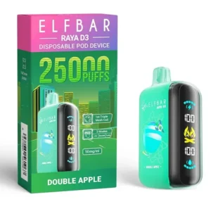 Elf Bar Raya D3 25000 Puffs Double Apple