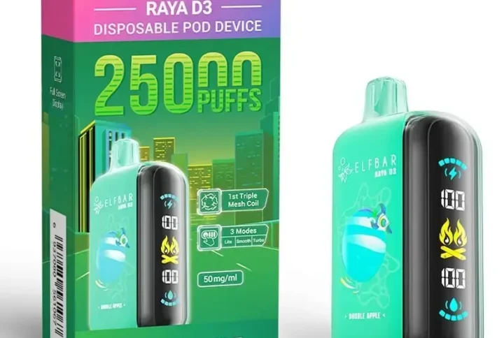 Elf Bar Raya D3 25000 Puffs Double Apple