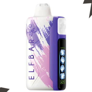 ELF BAR ICE KING DISPOSABLE VAPE 30000 PUFFS Grape Ice Flavor