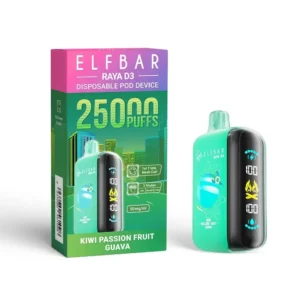 Elf Bar Raya D3 25000 Puffs Kiwi Passion Fruit Guava