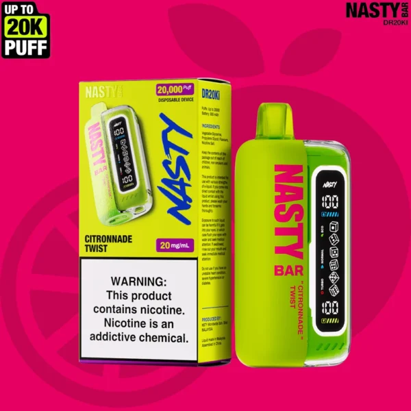 NASTY Bar Citronade Twist 20K Puffs Vape Online in India