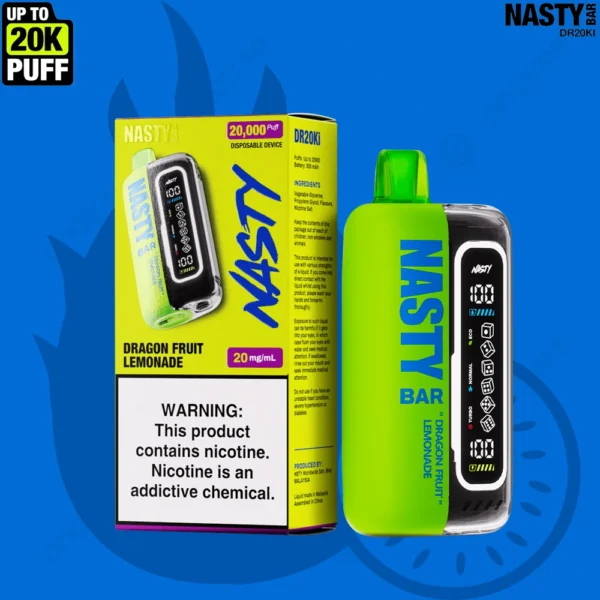 NASTY Bar Dragon fruit lemonade 20K Puffs Vape Online in India