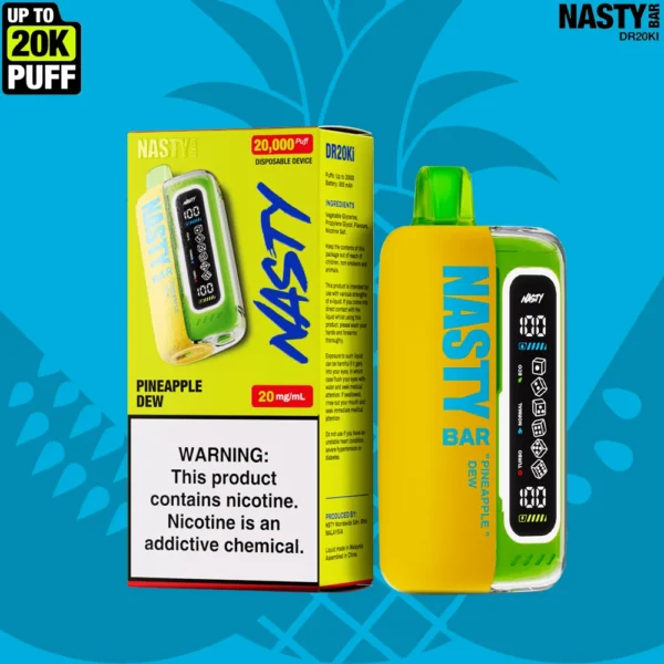 NASTY Bar Pineapple Dew 20K Puffs Vape Online in India