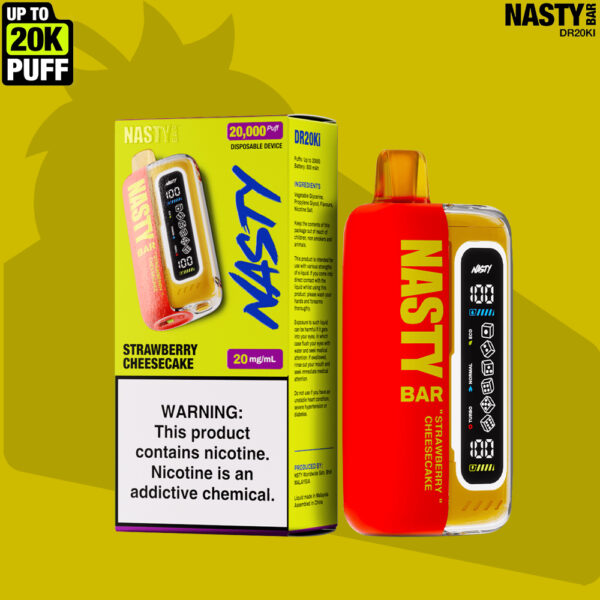 NASTY Bar DR20Ki Strawberry Cheesecake Vape Online in India