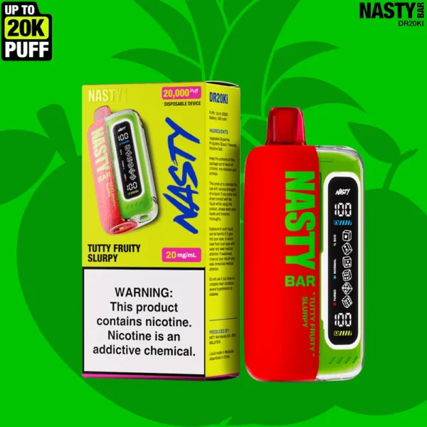 NASTY Bar Tutty fruity slurpy 20K Puffs Vape Online in India