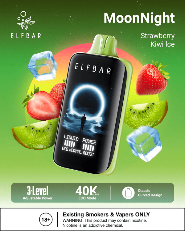 Elfbar Moonnight Strawberry Kiwi Ice vape