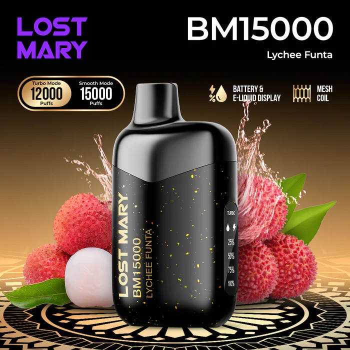 Lost Mary Lychee Funta BM 15000 vape