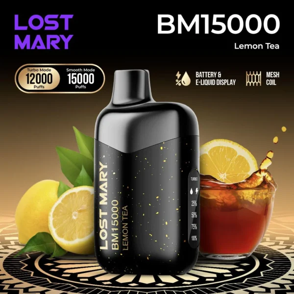 Lost Mary Lemon Tea BM 15000 | 15k Puffs Disposable Vape