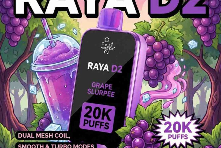 Raya D2 Grape Slurpee Elfbar 20K Puffs